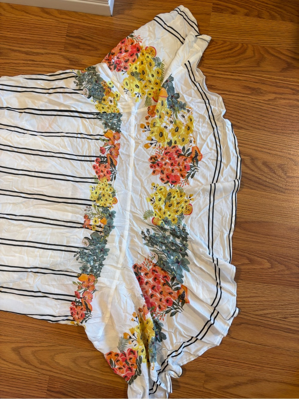 Farm Rio Floral Maxi Wrap Dress - Picture 8 of 12